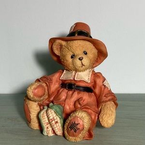 Cherished Teddies Miles Thanksgiving Figurine (1993) #912751